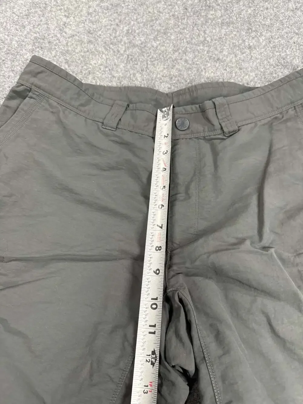 The North Face Men's Hiking Cargo Shorts Olive Green Size 36